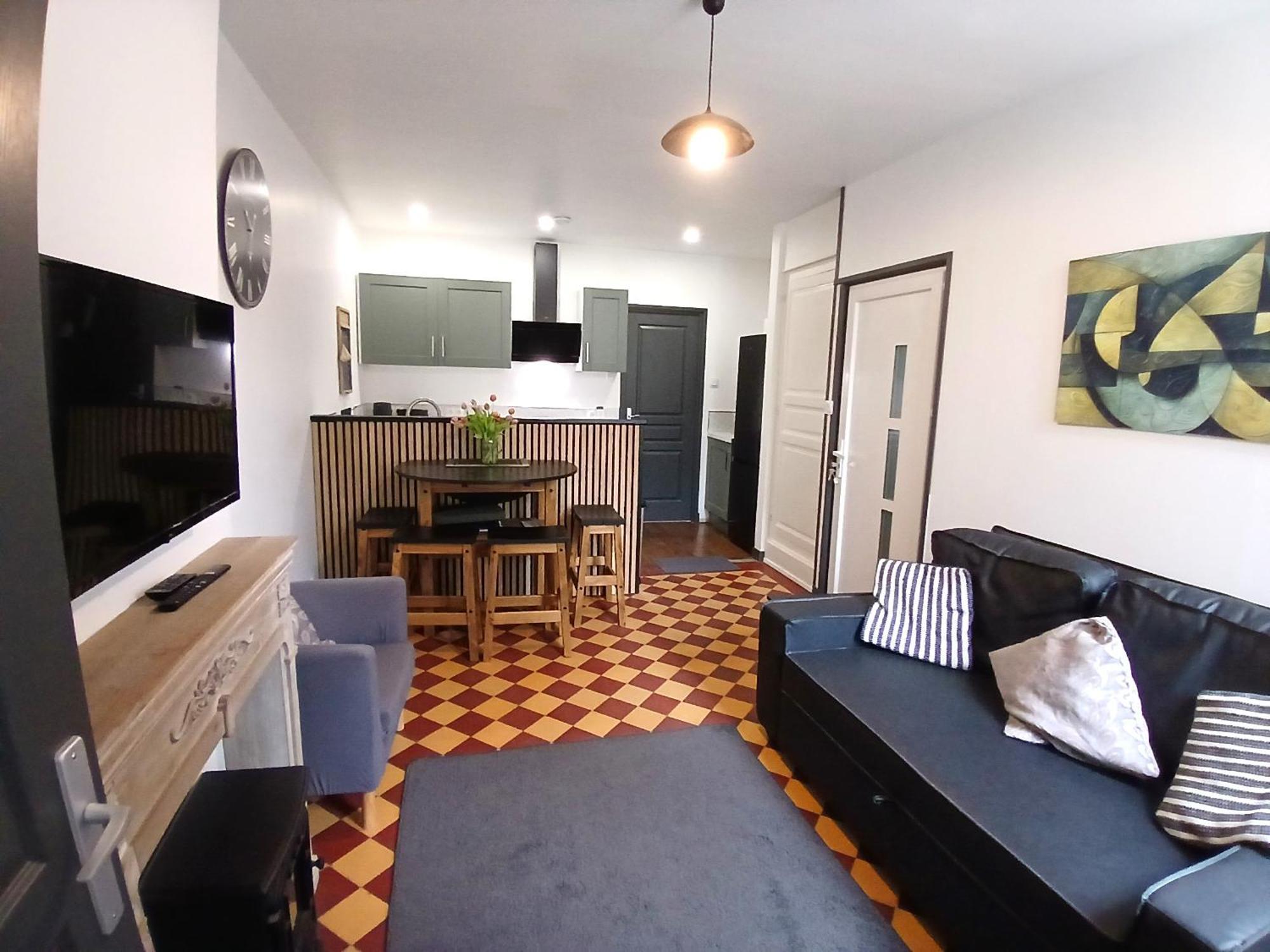 With A Garden Apartment